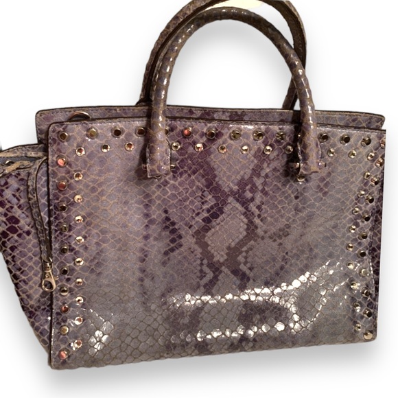 Michael Kors Selma Limited Edition Leather Python Crossbody - Picture 6 of 14